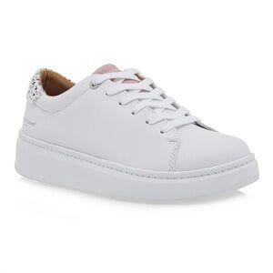 Renato Garini Women’s Platform Lace Sneaker Shoes Comfort in White 40/US 9.5